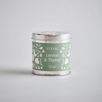 Summer Folk Scented Tin Candle - Lemon & Thyme